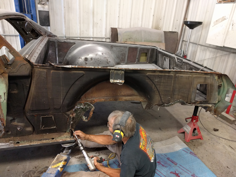 Removal of trashed metal